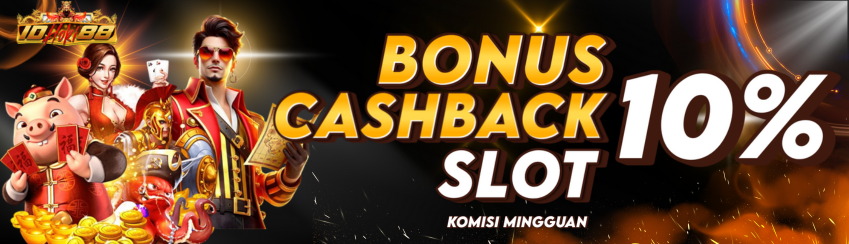 BONUS MINGGUAN CASHBACK 10% SEMUA SLOT GAMES